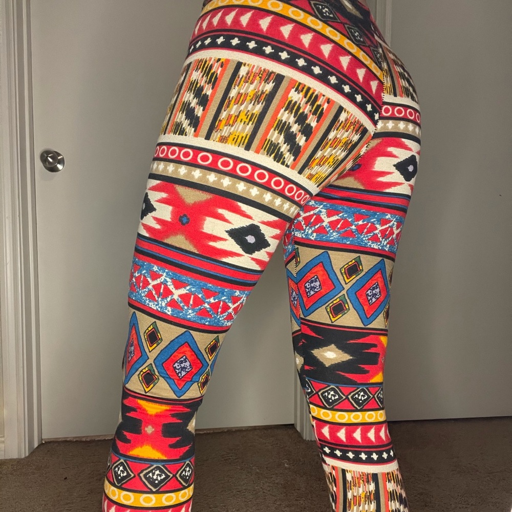 Tribal Multicolored Leggings